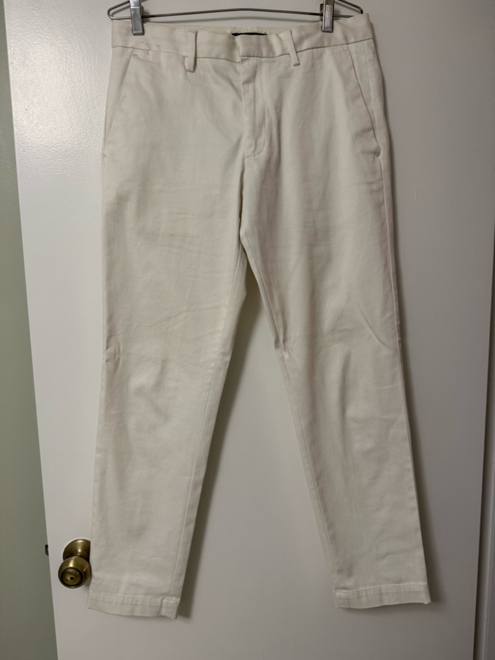Banana Republic Off-White Chino Pants